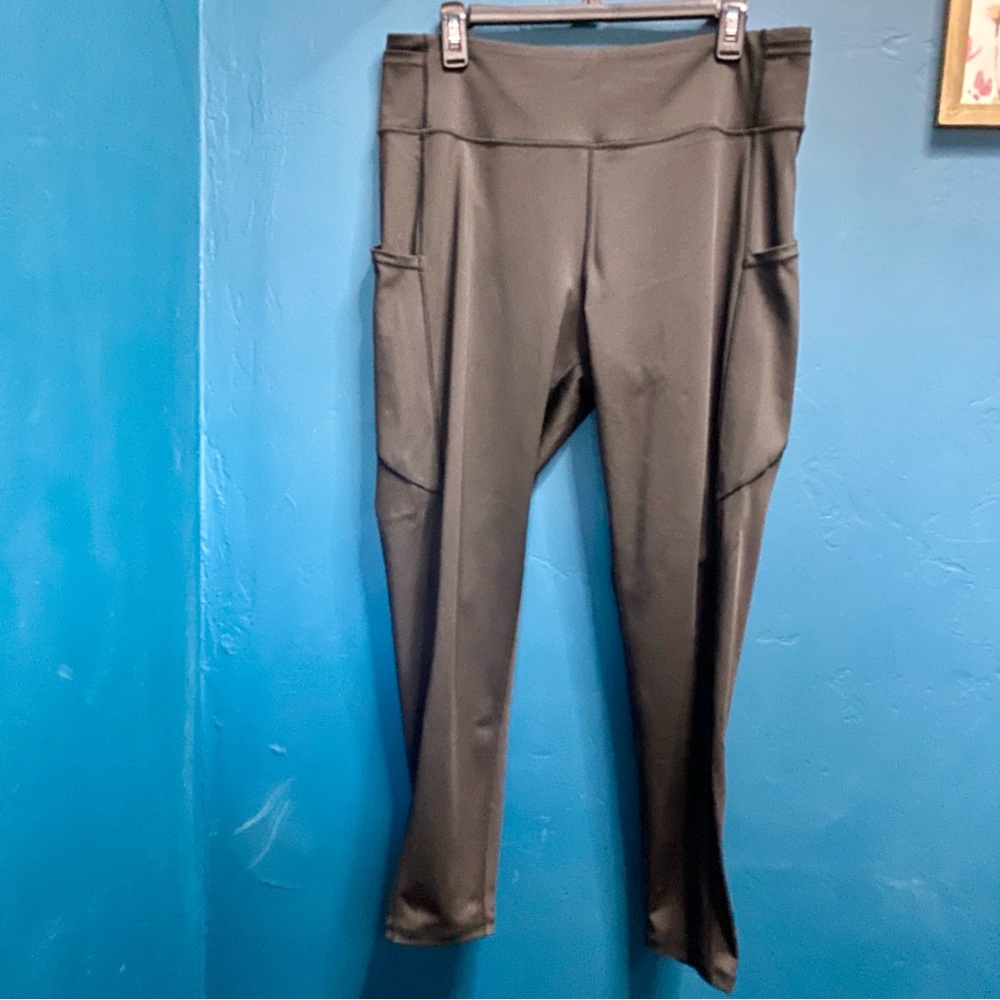Yelete Active Black Leggings, size 2XL